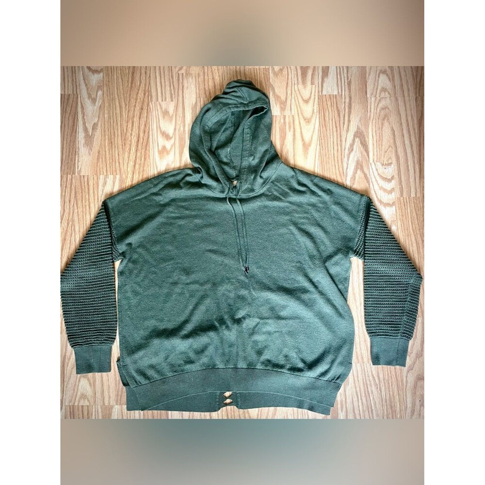 Olive Green Lightweight Hoodie Sweater